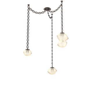 Mesa Round Chain 3pc Swag Multi-Pendant (1289|SNB0089-03-FB-A-CH2-L3)