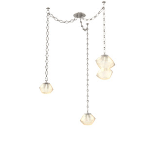 Mesa Round Chain 3pc Swag Multi-Pendant (1289|SNB0089-03-BS-A-CH1-L3)