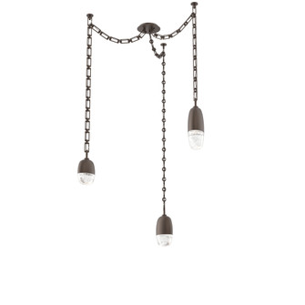 Pebble Round Chain 3pc Swag Multi-Pendant (1289|SNB0079-03-FB-PC-CH3-L3)