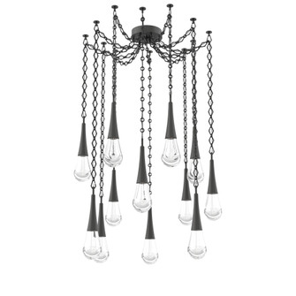 Raindrop Round Chain 12pc Swag Multi-Pendant (1289|SNB0078-12-MB-C-CH1-L1)