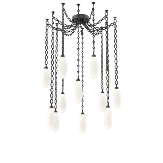 Fiori Round 12pc Swag Multi-Pendant Chain (1289|SNB0071-12-MB-WL-CH2-L3)