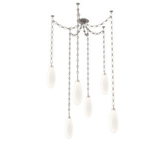 Fiori Round 6pc Swag Multi-Pendant Chain (1289|SNB0071-06-BS-WL-CH1-L3)