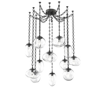 Cosmos Round 12pc Swag Multi-Pendant Chain (LED) (1289|SNB0069-12-MB-GC-CH1-L1)