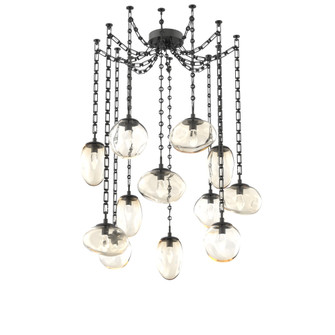 Cosmos Round 12pc Swag Multi-Pendant Chain (LED) (1289|SNB0069-12-MB-GA-CH3-L3)
