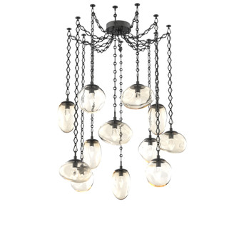 Cosmos Round 12pc Swag Multi-Pendant Chain (LED) (1289|SNB0069-12-MB-GA-CH1-L1)