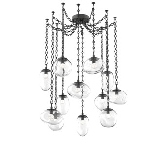 Cosmos Round 12pc Swag Multi-Pendant Chain (LED) (1289|SNB0069-12-MB-FC-CH1-L1)