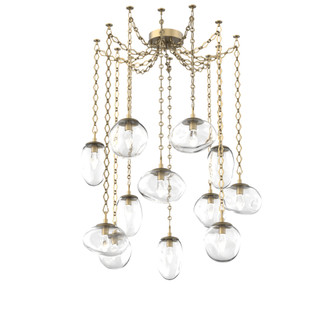 Cosmos Round 12pc Swag Multi-Pendant Chain (LED) (1289|SNB0069-12-GB-GC-CH1-L3)