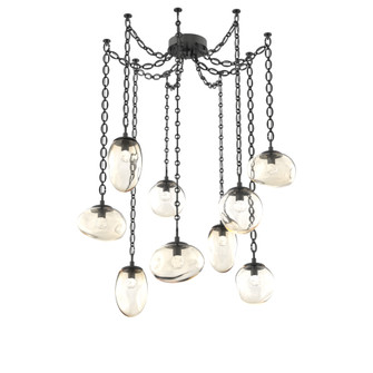 Cosmos Round 9pc Swag Multi-Pendant Chain (LED) (1289|SNB0069-09-MB-FA-CH2-L1)