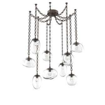 Cosmos Round 9pc Swag Multi-Pendant Chain (LED) (1289|SNB0069-09-FB-ZC-CH2-L3)