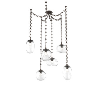 Cosmos Round 6pc Swag Multi-Pendant Chain (LED) (1289|SNB0069-06-FB-FC-CH1-L1)