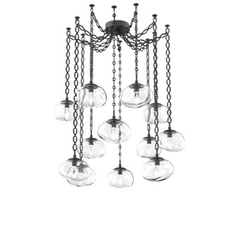 Nova Round 12pc Swag Multi-Pendant Chain (LED) (1289|SNB0068-12-MB-GC-CH2-L1)