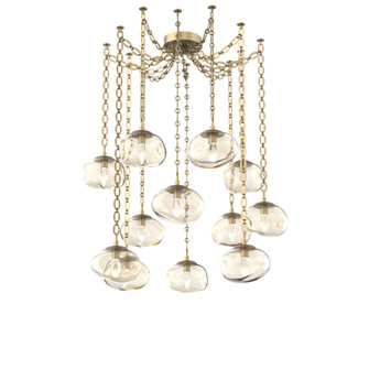 Nova Round 12pc Swag Multi-Pendant Chain (LED) (1289|SNB0068-12-GB-GA-CH2-L3)