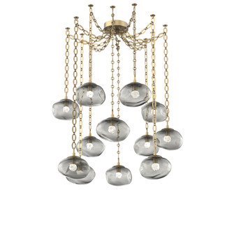 Nova Round 12pc Swag Multi-Pendant Chain (LED) (1289|SNB0068-12-GB-FS-CH2-L1)