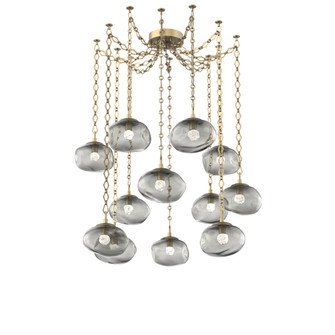 Nova Round 12pc Swag Multi-Pendant Chain (LED) (1289|SNB0068-12-GB-FS-CH1-L1)