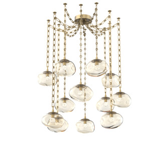 Nova Round 12pc Swag Multi-Pendant Chain (LED) (1289|SNB0068-12-GB-FA-CH3-L3)