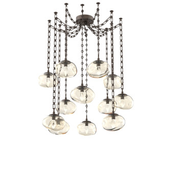 Nova Round 12pc Swag Multi-Pendant Chain (LED) (1289|SNB0068-12-FB-GA-CH3-L3)