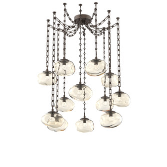 Nova Round 12pc Swag Multi-Pendant Chain (LED) (1289|SNB0068-12-FB-FA-CH3-L1)