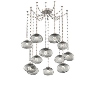 Nova Round 12pc Swag Multi-Pendant Chain (LED) (1289|SNB0068-12-BS-ZS-CH3-L3)
