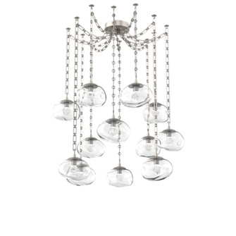 Nova Round 12pc Swag Multi-Pendant Chain (LED) (1289|SNB0068-12-BS-ZC-CH3-L3)