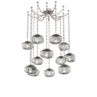 Nova Round 12pc Swag Multi-Pendant Chain (LED) (1289|SNB0068-12-BS-GS-CH2-L3)