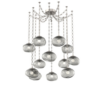 Nova Round 12pc Swag Multi-Pendant Chain (LED) (1289|SNB0068-12-BS-FS-CH1-L3)