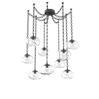 Nova Round 9pc Swag Multi-Pendant Chain (LED) (1289|SNB0068-09-MB-ZC-CH1-L3)