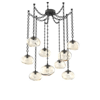 Nova Round 9pc Swag Multi-Pendant Chain (LED) (1289|SNB0068-09-MB-ZA-CH2-L1)