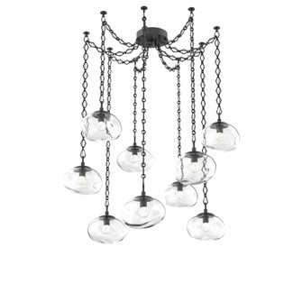 Nova Round 9pc Swag Multi-Pendant Chain (LED) (1289|SNB0068-09-MB-FC-CH1-L1)