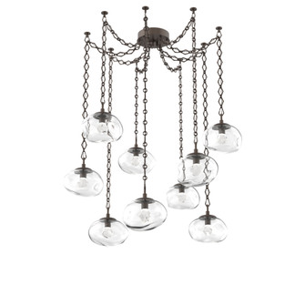 Nova Round 9pc Swag Multi-Pendant Chain (LED) (1289|SNB0068-09-FB-ZC-CH1-L1)