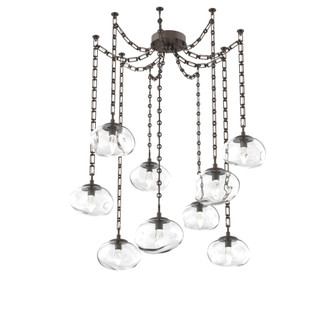 Nova Round 9pc Swag Multi-Pendant Chain (LED) (1289|SNB0068-09-FB-GC-CH3-L3)