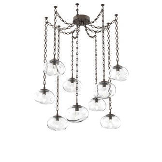 Nova Round 9pc Swag Multi-Pendant Chain (LED) (1289|SNB0068-09-FB-GC-CH1-L3)