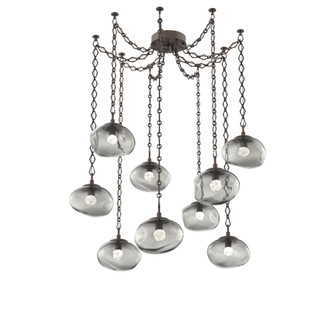 Nova Round 9pc Swag Multi-Pendant Chain (LED) (1289|SNB0068-09-FB-FS-CH1-L3)