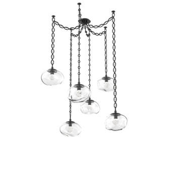 Nova Round 6pc Swag Multi-Pendant Chain (LED) (1289|SNB0068-06-MB-ZC-CH2-L1)