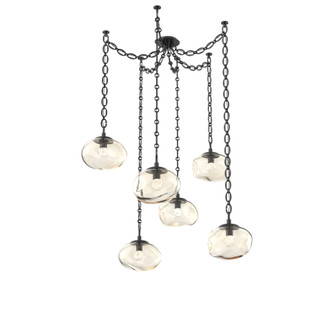 Nova Round 6pc Swag Multi-Pendant Chain (LED) (1289|SNB0068-06-MB-FA-CH2-L1)