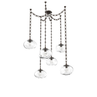Nova Round 6pc Swag Multi-Pendant Chain (LED) (1289|SNB0068-06-FB-ZC-CH3-L1)