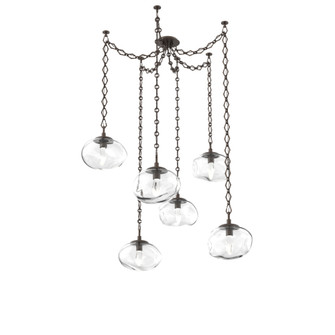 Nova Round 6pc Swag Multi-Pendant Chain (LED) (1289|SNB0068-06-FB-GC-CH1-L3)