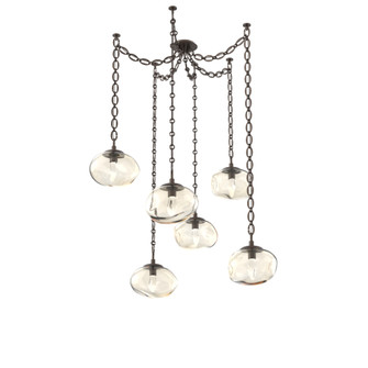 Nova Round 6pc Swag Multi-Pendant Chain (LED) (1289|SNB0068-06-FB-GA-CH2-L3)