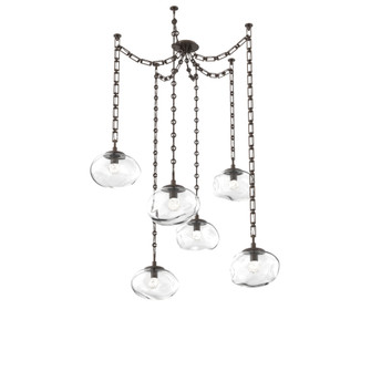Nova Round 6pc Swag Multi-Pendant Chain (LED) (1289|SNB0068-06-FB-FC-CH3-L3)