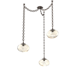 Nova Round 3pc Swag Multi-Pendant Chain (LED) (1289|SNB0068-03-FB-ZA-CH2-L1)