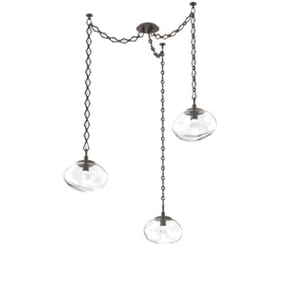 Nova Round 3pc Swag Multi-Pendant Chain (LED) (1289|SNB0068-03-FB-GC-CH1-L1)