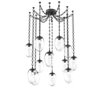 Meteo Round 12pc Swag Multi-Pendant Chain (LED) (1289|SNB0067-12-MB-FC-CH1-L3)