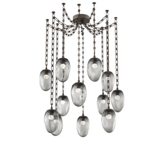 Meteo Round 12pc Swag Multi-Pendant Chain (LED) (1289|SNB0067-12-FB-FS-CH3-L1)