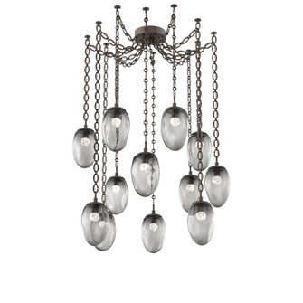 Meteo Round 12pc Swag Multi-Pendant Chain (LED) (1289|SNB0067-12-FB-FS-CH2-L3)