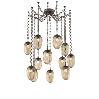 Meteo Round 12pc Swag Multi-Pendant Chain (LED) (1289|SNB0067-12-FB-FB-CH2-L1)