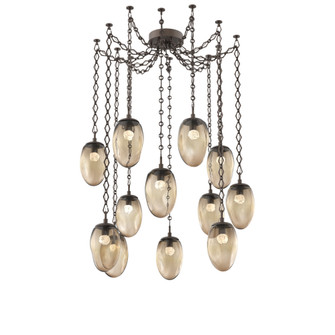 Meteo Round 12pc Swag Multi-Pendant Chain (LED) (1289|SNB0067-12-FB-FB-CH1-L3)
