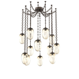 Meteo Round 12pc Swag Multi-Pendant Chain (LED) (1289|SNB0067-12-FB-FA-CH2-L3)
