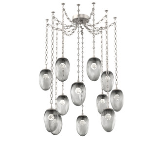 Meteo Round 12pc Swag Multi-Pendant Chain (LED) (1289|SNB0067-12-BS-ZS-CH1-L1)