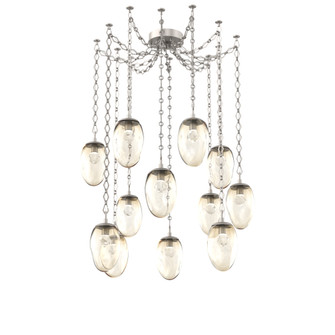 Meteo Round 12pc Swag Multi-Pendant Chain (LED) (1289|SNB0067-12-BS-ZA-CH1-L3)