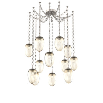 Meteo Round 12pc Swag Multi-Pendant Chain (LED) (1289|SNB0067-12-BS-FA-CH2-L1)