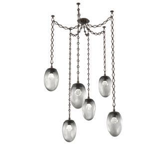 Meteo Round 6pc Swag Multi-Pendant Chain (LED) (1289|SNB0067-06-FB-ZS-CH1-L1)